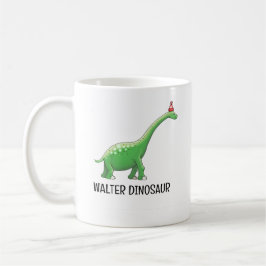 Taza De Café Walter el dinosaurio