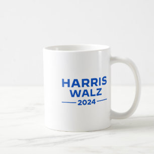 Taza De Café Walz 2024 Bandera estadounidense Kamala Harris