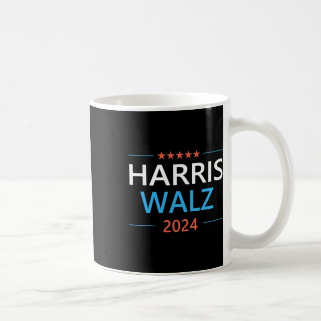 Taza De Café WAlzheimer 2024 Por el presidente Patriotic Kamala (Derecha)