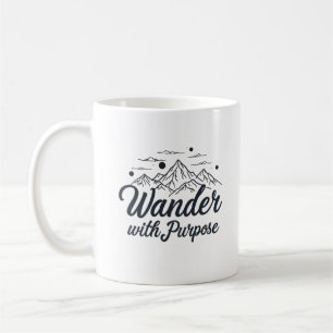Taza De Café Wander con propósito - Aventura de montaña