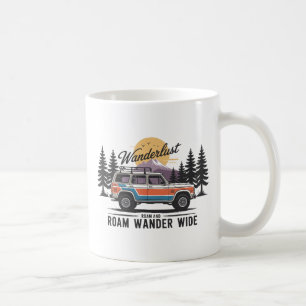 Taza De Café Wanderlust Camper - Roam y Roam Wander Wide