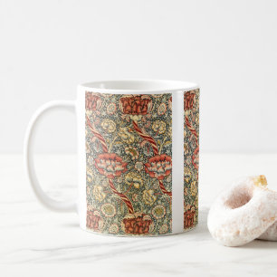 Taza De Café Wandle de William Morris, Arte Textil Fino Vintage