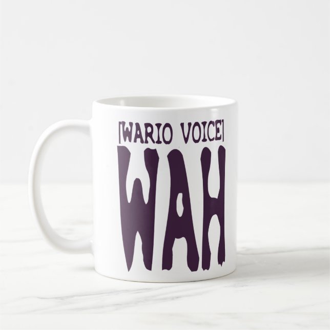 Taza De Café Wario Voice (Izquierda)