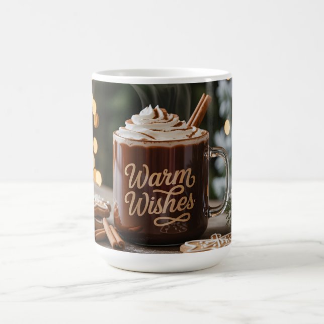 Taza De Café Warm Wishes Holiday Mug: Cozy Hot Chocolate (Centro)