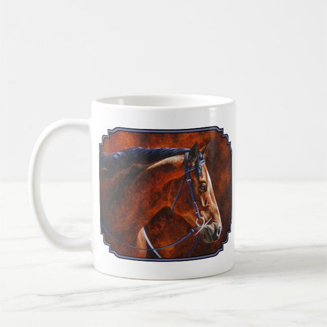 Taza De Café Warmblood Hanoverian (Izquierda)