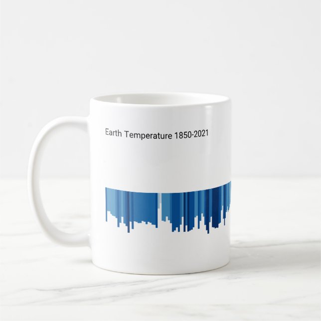 Taza De Café Warming Stripes Mug Bar Graph (Izquierda)