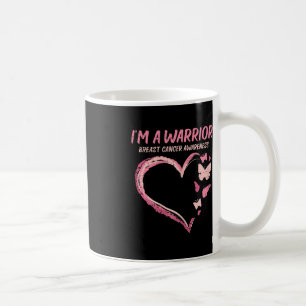 Taza De Café Warrior Heart Butterfly Concienciación sobre el Cá