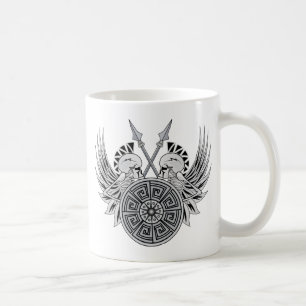 Taza De Café Warrior Skulls