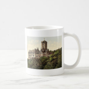 Taza De Café Wartburg, del este, Thuringia, Alemania P raro