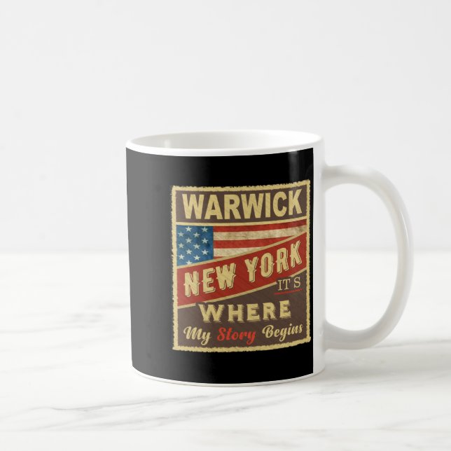 Taza De Café Warwick Ny Its Where My Story Begins  (Derecha)