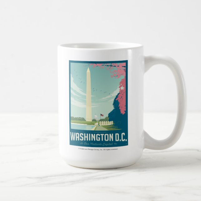 Taza De Café Washington, D.C. - La capital de nuestra nación (Derecha)