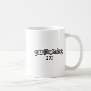 Taza De Café Washington Dc 202 Hombres Mujeres Niños