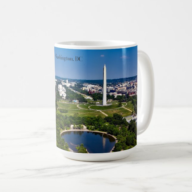 Taza De Café Washington DC cityscape (Anverso derecho)