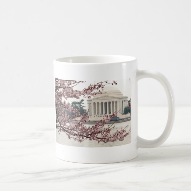Taza De Café Washington DC de la flor de cerezo (Derecha)