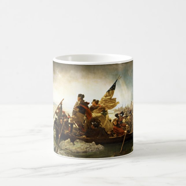 Taza De Café Washington que cruza el Delaware de Manuel Leutze (Centro)