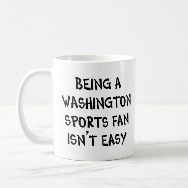 Taza De Café washington sports fan, being (Izquierda)