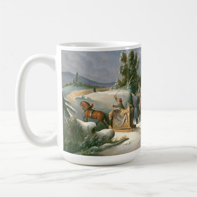 Taza De Café WASHINGTON VALLEY FORGE Navidades de arte de moda  (Izquierda)