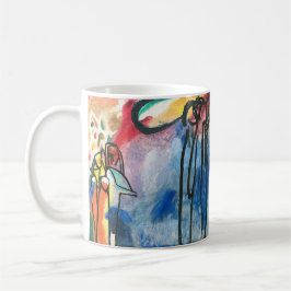 Taza De Café Wassily Kandinsky – Improvisation 19 - Custom Text