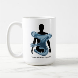 Taza De Café Water Conservation Eco Awareness Design