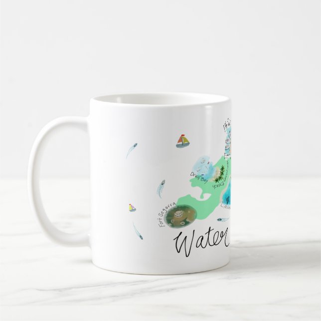 Taza De Café Water Island Mug (Izquierda)