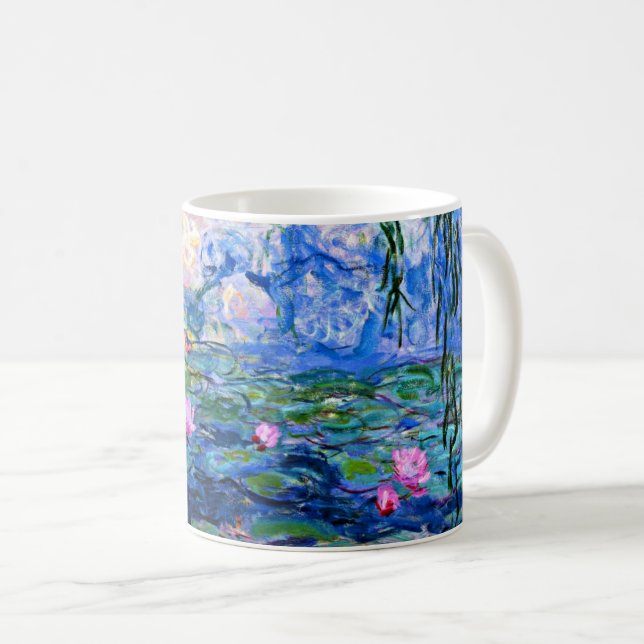 Taza De Café Water Lilies, 1919, de Claude Monet, (Anverso derecho)