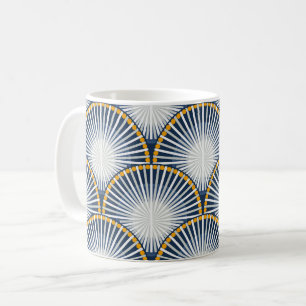 Taza De Café Water Lily Art Deco