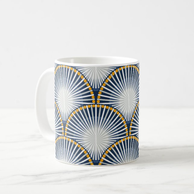 Taza De Café Water Lily Art Deco (Anverso izquierdo)