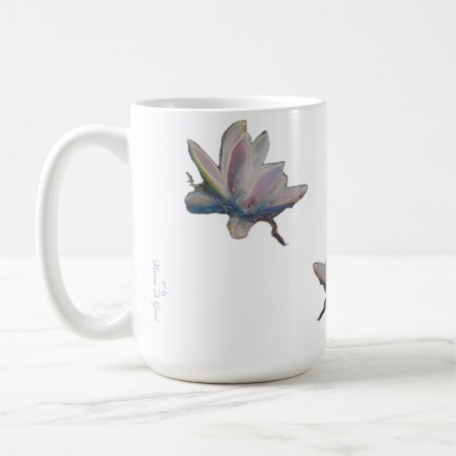 Taza De Café Water Lily Flower Maureen Girard (Izquierda)