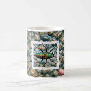 Taza De Café Water Treader Insect 010924IREF242 - Watercolor