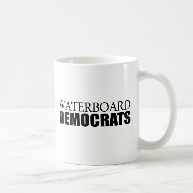 Taza De Café Waterboard Demócratas (Derecha)