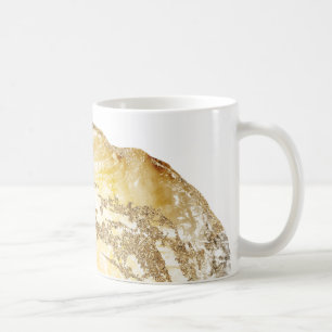 Taza De Café *~* Watercolor Agate Geode Gold Purpurina Rock