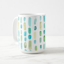 Watercolor Beach Sea Glass Gems