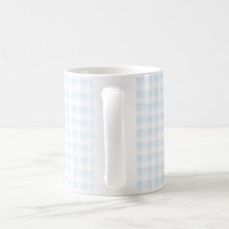 Taza De Café Watercolor Blue Gingham Coffee Mug