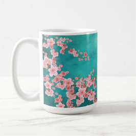 Taza De Café Watercolor Cherry Blossom Coffee Mug