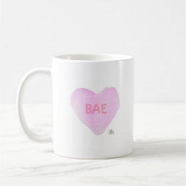 Taza De Café Watercolor Convo Heartz Bae Mug