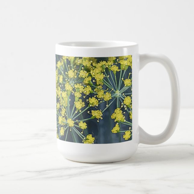 Taza De Café Watercolor Dill (Derecha)
