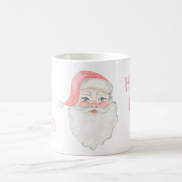Taza De Café Watercolor Santa Claus Mug