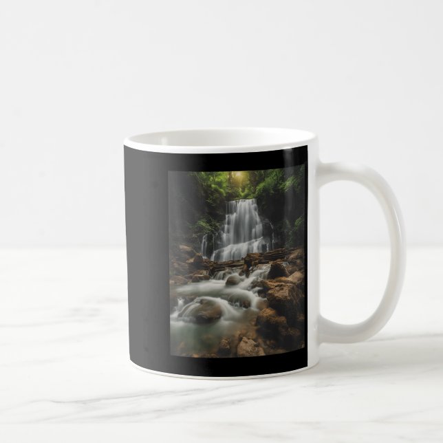 Taza De Café Waterfall Style Life_ Pastel Falls And Nature Call (Derecha)