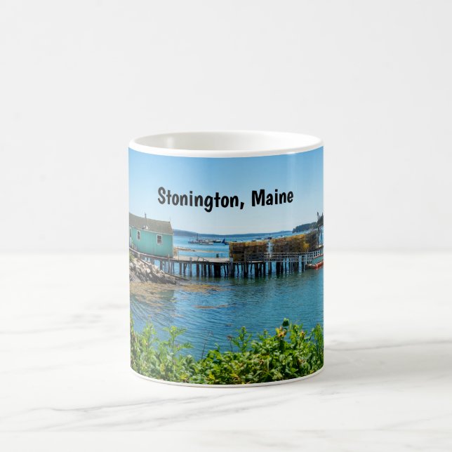Taza De Café Waterfront en Stonington, Maine (Centro)