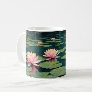 Taza De Café Waterlily Pond