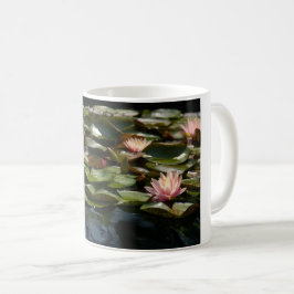 Taza De Café Waterlios rosados