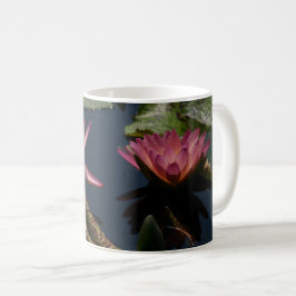 Taza De Café Waterlios rosados