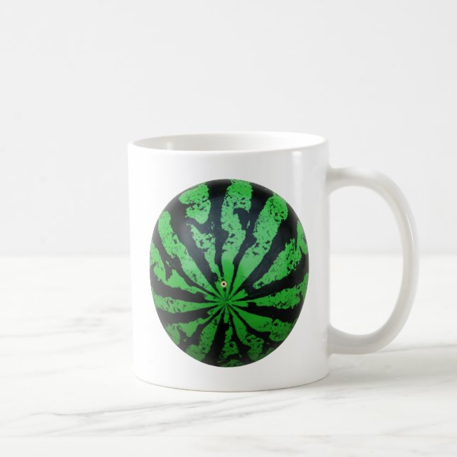 Taza De Café Watermelon Football / Soccer Ball (Derecha)