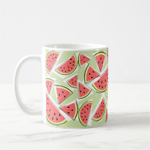 Taza De Café Watermelon Green Multi