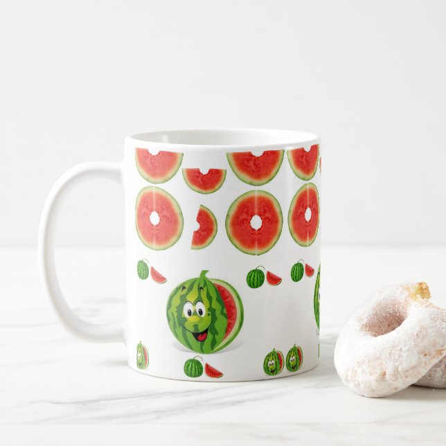 Taza De Café Watermelon Mug (Con donut)