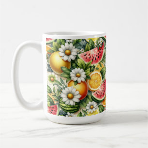 Taza De Café Watermelon Mug, Summer Mug, Design Lemon Coffee