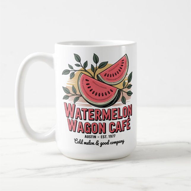 Taza De Café Watermelon Wagon Café (Izquierda)