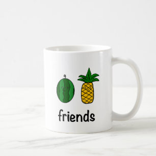 Taza De Café Watermelon y Pineapple Friends Coffee Mug