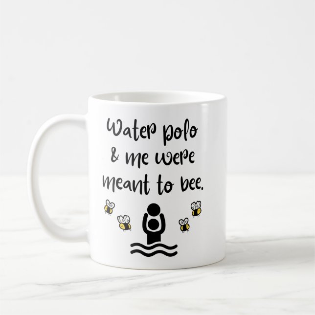 Taza De Café Waterpolo y yo estábamos destinados a ser (Izquierda)