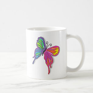Taza De Café Watery Butterfly